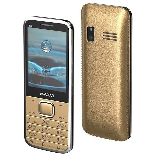 Мобильный телефон Maxvi X850 Gold