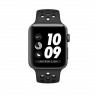 Умные часы Apple Watch Series 3 Nike+ GPS, 38mm, корпус из алюминия цвета «серый космос», спортивный ремешок Nike цвета «антрацитовый/чёрный»