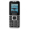 Мобильный телефон Maxvi X12 Metallic silver, 1,77" (160х128), 0,3 Мп, 2 сим, 1000 мАч, металл/пластик